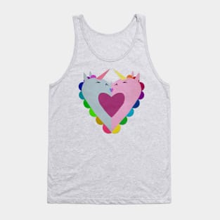 The heart has a kiss in mind Tank Top